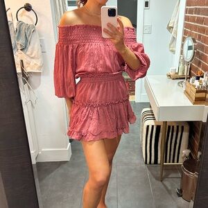 Misa Los Angeles Castellar of the shoulder dress. Size Small